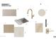 A bedroom detail board with finishes for the interior at 5636 E Caballo Dr, Paradise Valley, AZ 85253