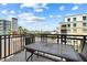 Enjoy outdoor dining on the balcony with stunning city views, perfect for relaxing or entertaining at 6803 E Main St # 4415, Scottsdale, AZ 85251