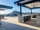 Rooftop deck with an outdoor kitchen, grill, and views at 6803 E Main St # 4415, Scottsdale, AZ 85251