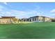 Beautiful home exterior showcasing meticulously manicured landscaping and spacious backyard at 7130 E Navarro Way, Scottsdale, AZ 85266