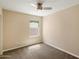 Simple, tidy bedroom with carpet and a window for natural light and ventilation at 737 E Harwell Rd, Phoenix, AZ 85042