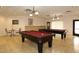 Recreation room with two pool tables, tile flooring, and neutral-colored walls, ready for residents' enjoyment at 7920 E Camelback Rd # 612, Scottsdale, AZ 85251