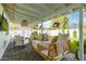 Backyard with a lounge and hanging light fixture at 8021 N 16Th Dr, Phoenix, AZ 85021