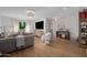 Inviting living room features hardwood floors, stylish furnishings, and bright natural light at 8021 N 16Th Dr, Phoenix, AZ 85021