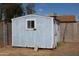 Backyard showing a weathered shed, providing outdoor storage space at 8802 W Cinnabar Ave, Peoria, AZ 85345