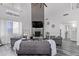 Inviting living room with high ceilings, fireplace, and plush seating arrangements at 941 W Dexter Way, San Tan Valley, AZ 85143