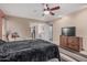Primary bedroom featuring walk-in closet and vanity with mirror at 9606 W Long Hills Dr, Sun City, AZ 85351