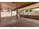 The large covered back patio offers an expansive outdoor living space at 1625 E Daisy St, Casa Grande, AZ 85122