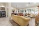 Inviting living room with an ornate dining set and stylish décor at 16337 W Pierce St, Goodyear, AZ 85338