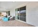 Stylish patio featuring ample seating, seamless access to the pool and outdoor living at 16398 N Oachs Dr, Surprise, AZ 85374