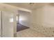 Bright kitchen with neutral tile flooring and decorative wallpaper border at 2213 E Campbell Ave, Phoenix, AZ 85016