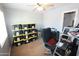 Functional office space with carpet, good lighting, and space for storage at 2434 E San Manuel Rd, San Tan Valley, AZ 85143