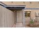 Welcoming front entrance with security door and covered porch area at 286 W Palomino Dr # 103, Chandler, AZ 85225