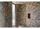 Modern tiled shower featuring stylish fixtures and a unique, open design with natural light at 3120 Arroyo Hondo --, Carefree, AZ 85377