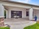 Covered patio offers ample space for outdoor seating with views of the private, beautifully landscaped backyard at 3809 E Lynx Pl, Chandler, AZ 85249