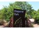 Chaparral Park signage and landscaping, offers a glimpse of the serene recreational space at 5998 N 78Th St # 222, Scottsdale, AZ 85250