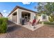 Back patio with pavers, outdoor grill, and furniture, perfect for entertaining at 805 E La Palta St, Queen Creek, AZ 85140