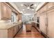 Spacious kitchen with custom cabinetry and a center island at 15802 N 71St St # 657, Scottsdale, AZ 85254
