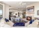 Comfortable living room features a fireplace and an open floor plan at 15802 N 71St St # 657, Scottsdale, AZ 85254
