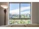 Bright, expansive window views overlook buildings and palm trees on a sunny day at 15802 N 71St St # 657, Scottsdale, AZ 85254