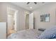 Cozy bedroom with an attached bathroom at 19045 N 269Th Dr, Buckeye, AZ 85396