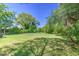 Large backyard area with mature trees, offering shade and privacy for outdoor enjoyment at 220 E 14Th St, Tempe, AZ 85281