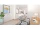 Cozy living room nook featuring stylish chair, contemporary decor, and soft, neutral finishes at 3016 N 109Th Ave, Avondale, AZ 85392