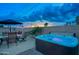 Backyard hot tub situated next to patio seating for relaxing outdoor entertainment at 4008 N 85Th St, Scottsdale, AZ 85251