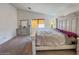 Inviting main bedroom features carpet and neutral colors at 44147 W Snow Dr, Maricopa, AZ 85138