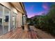 Charming outdoor deck with comfortable seating, ideal for enjoying the desert views and serene surroundings at 6417 N 52Nd Pl, Paradise Valley, AZ 85253