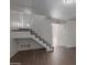 Entryway with staircase, light walls, and wood-look tile floors at 7977 W Wacker Rd # 253, Peoria, AZ 85381