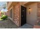 Inviting entryway with secure metal door and visible house number for easy identification at 7977 W Wacker Rd # 253, Peoria, AZ 85381