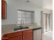 Functional kitchen featuring stainless steel appliances, granite countertops, and a bright window for a pleasant cooking experience at 7977 W Wacker Rd # 253, Peoria, AZ 85381