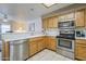 Stylish kitchen with stainless steel appliances and ample counter space at 8261 E Keats Ave # 396, Mesa, AZ 85209