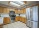 Modern kitchen equipped with stainless steel appliances, sleek countertops, and plenty of storage at 8261 E Keats Ave # 396, Mesa, AZ 85209