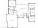 Detailed floor plan showcasing the layout including the kitchen, bedrooms, living spaces and garage at 9485 W Sandstone Mountain Dr, Casa Grande, AZ 85194