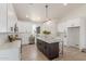 Well-equipped kitchen with spacious island, stainless steel appliances, and ample counter space at 9485 W Sandstone Mountain Dr, Casa Grande, AZ 85194