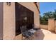 Balcony seating offers a cozy outdoor spot with a view of the community at 10080 E Mountainview Lake Dr # 327, Scottsdale, AZ 85258