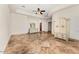 Spacious main bedroom features a ceiling fan, tile flooring, and neutral paint at 11986 N 134Th Pl, Scottsdale, AZ 85259