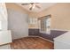 Dining area featuring wood floors, recessed lighting and ample storage at 1523 E Tulsa St, Chandler, AZ 85225