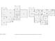 Floor plan showcasing the home's layout with kitchen, living spaces, bedrooms, and garage at 1890 E Sagittarius Pl, Chandler, AZ 85249