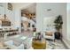 Spacious living room with high ceilings, modern decor, and neutral furniture at 1890 E Sagittarius Pl, Chandler, AZ 85249