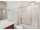 Bathroom features shower with glass doors, and a toilet at 2308 S Bernard --, Mesa, AZ 85209