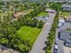 Expansive property featuring a sparkling pool, lush greenery, and ample parking at 25829 S Mandarin Dr, Queen Creek, AZ 85142