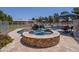 Inviting pool with waterfall feature and integrated spa area at 25829 S Mandarin Dr, Queen Creek, AZ 85142