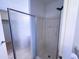Walk-in shower with glass door at 272 S 228Th Ln, Buckeye, AZ 85326