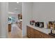 Convenient butler's pantry featuring stylish cabinetry and countertops for seamless serving and storage at 3929 E Bloomfield Pkwy, Gilbert, AZ 85296