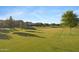 Neighborhood park with green lawn space and scattered trees amidst residential homes at 3929 E Bloomfield Pkwy, Gilbert, AZ 85296
