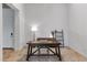 Bright home office with hardwood floors and functional workspace at 3929 E Bloomfield Pkwy, Gilbert, AZ 85296