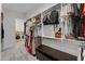 Spacious walk-in closet featuring extensive shelving and hanging space at 3929 E Bloomfield Pkwy, Gilbert, AZ 85296